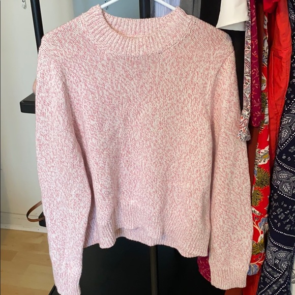 Gap knit pink and white sweater - Picture 3 of 5